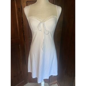 NEW Womens Mini Dress White Size MED Bodycon Party Bachelorette Summer NWT